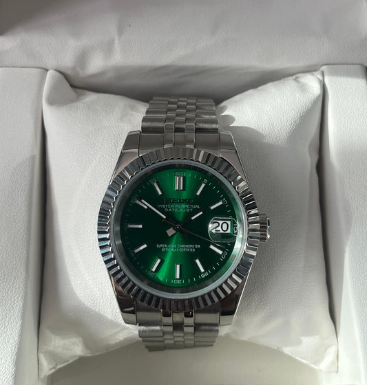 SeikoMod DateJust Green Dial