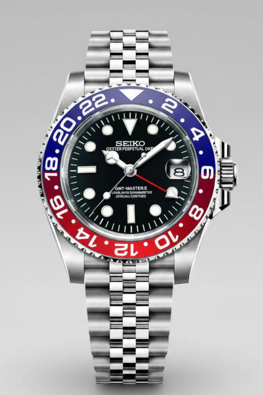 SeikoMod GMT Master II "Pepsi"  I Kenseimods