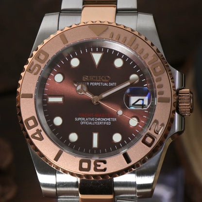 SeikoMod Yatch Master Rose Gold  I Kenseimods