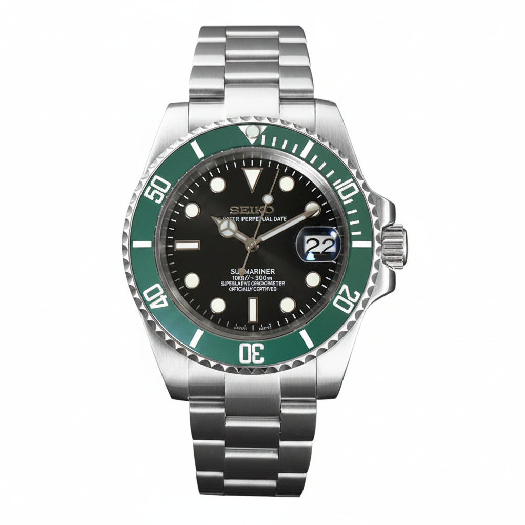 SeikoMod Submariner Starbucks  I Kenseimods