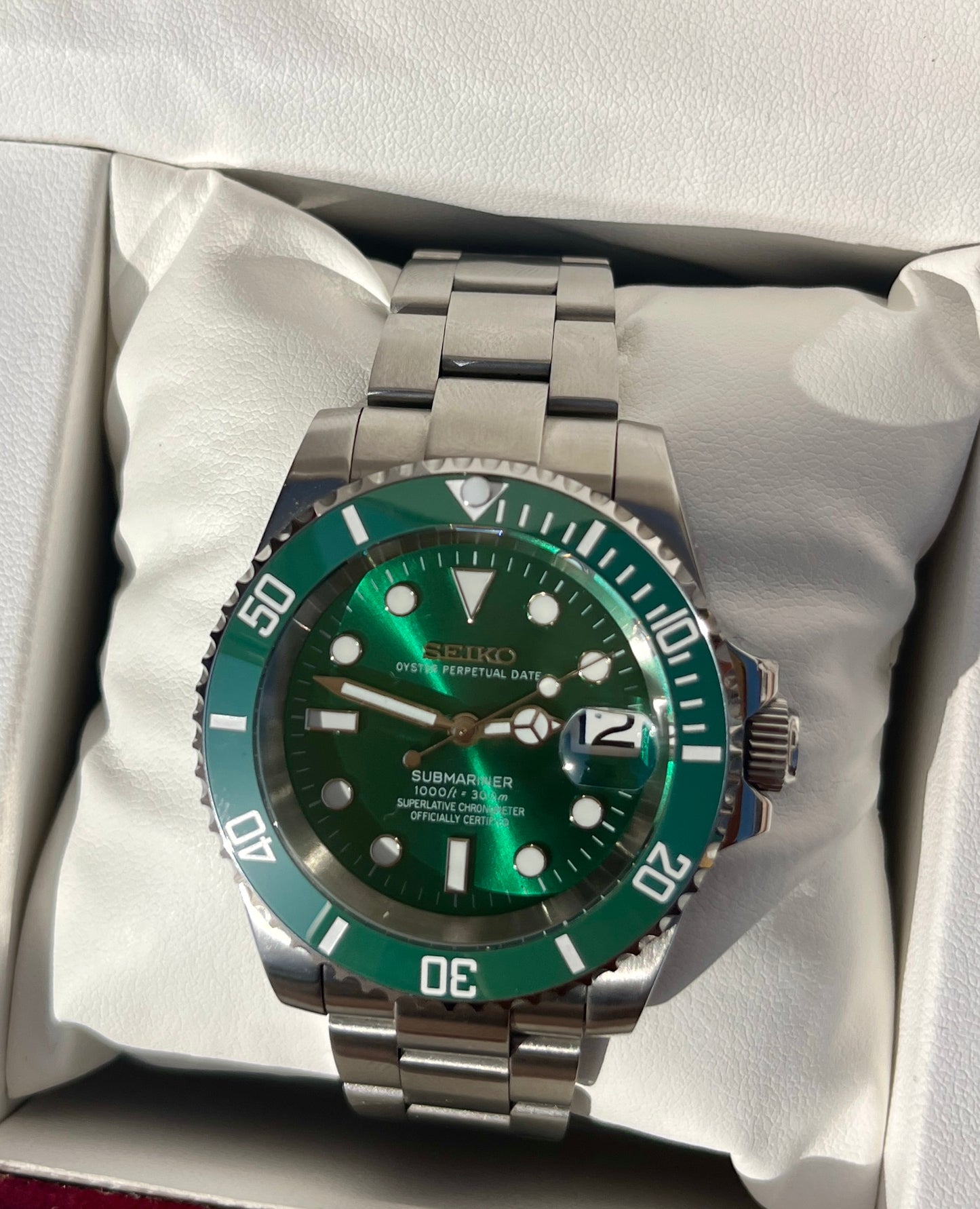 SeikoMod Submariner Hulk