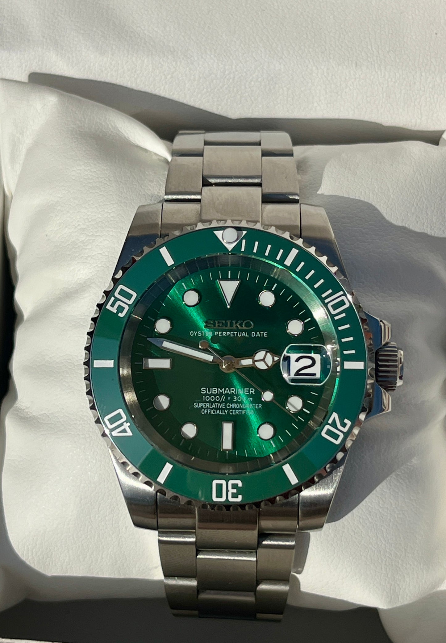 SeikoMod Submariner Hulk