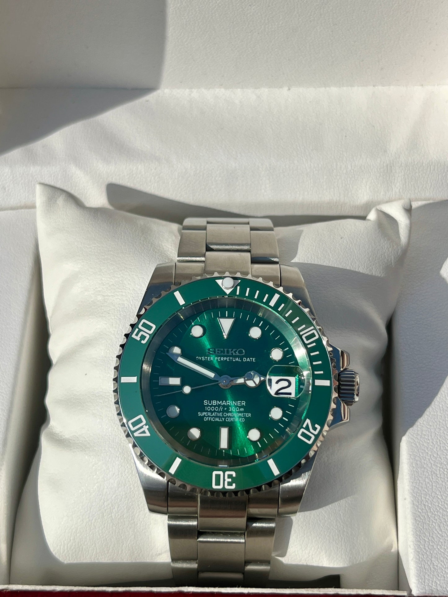 SeikoMod Submariner Hulk