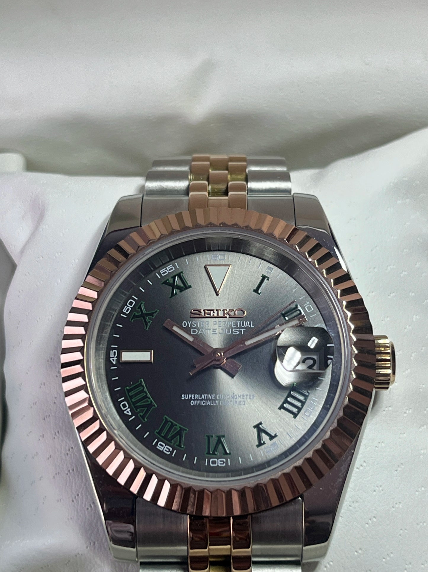 SeikoMod DateJust Wimbledon Two Tone  I Kenseimods