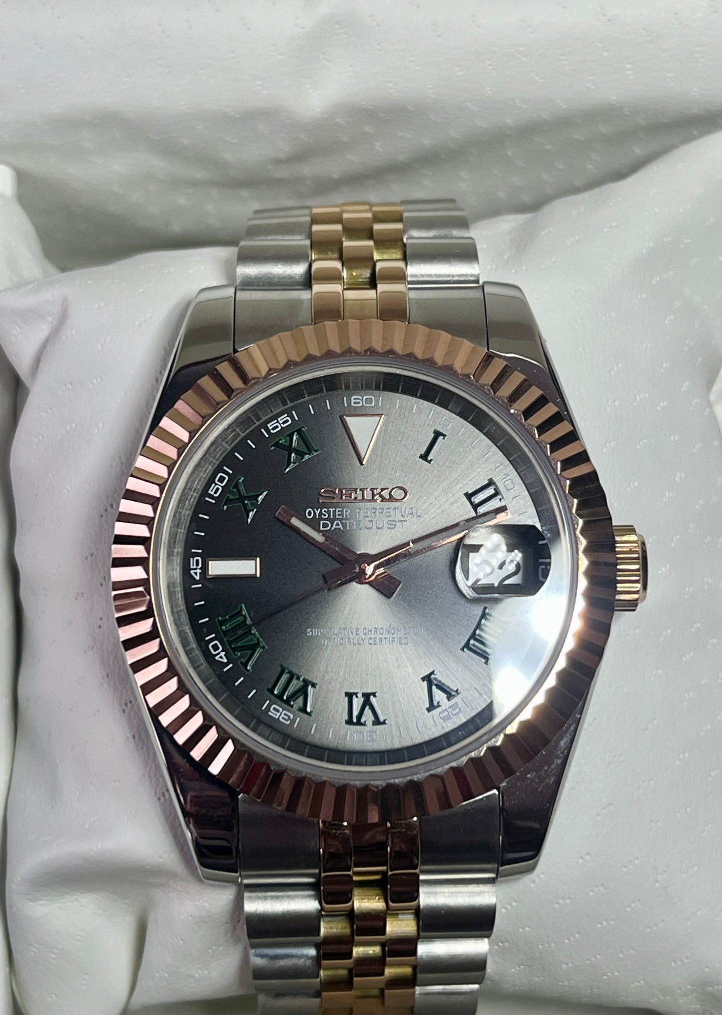 SeikoMod DateJust Wimbledon Two Tone