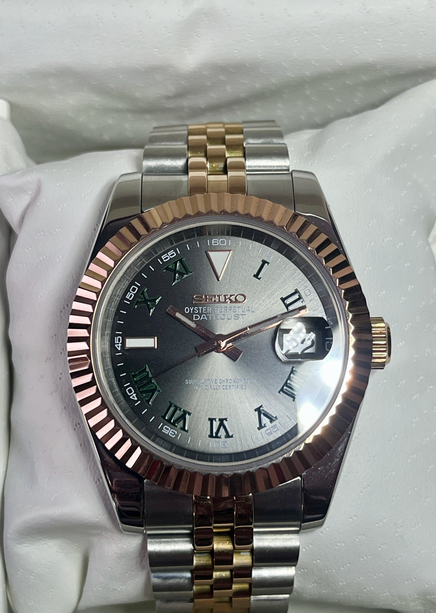 SeikoMod DateJust Wimbledon Two Tone  I Kenseimods