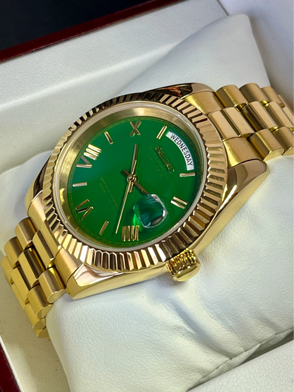SeikoMod DayDate Green  I Kenseimods  I Kenseimods