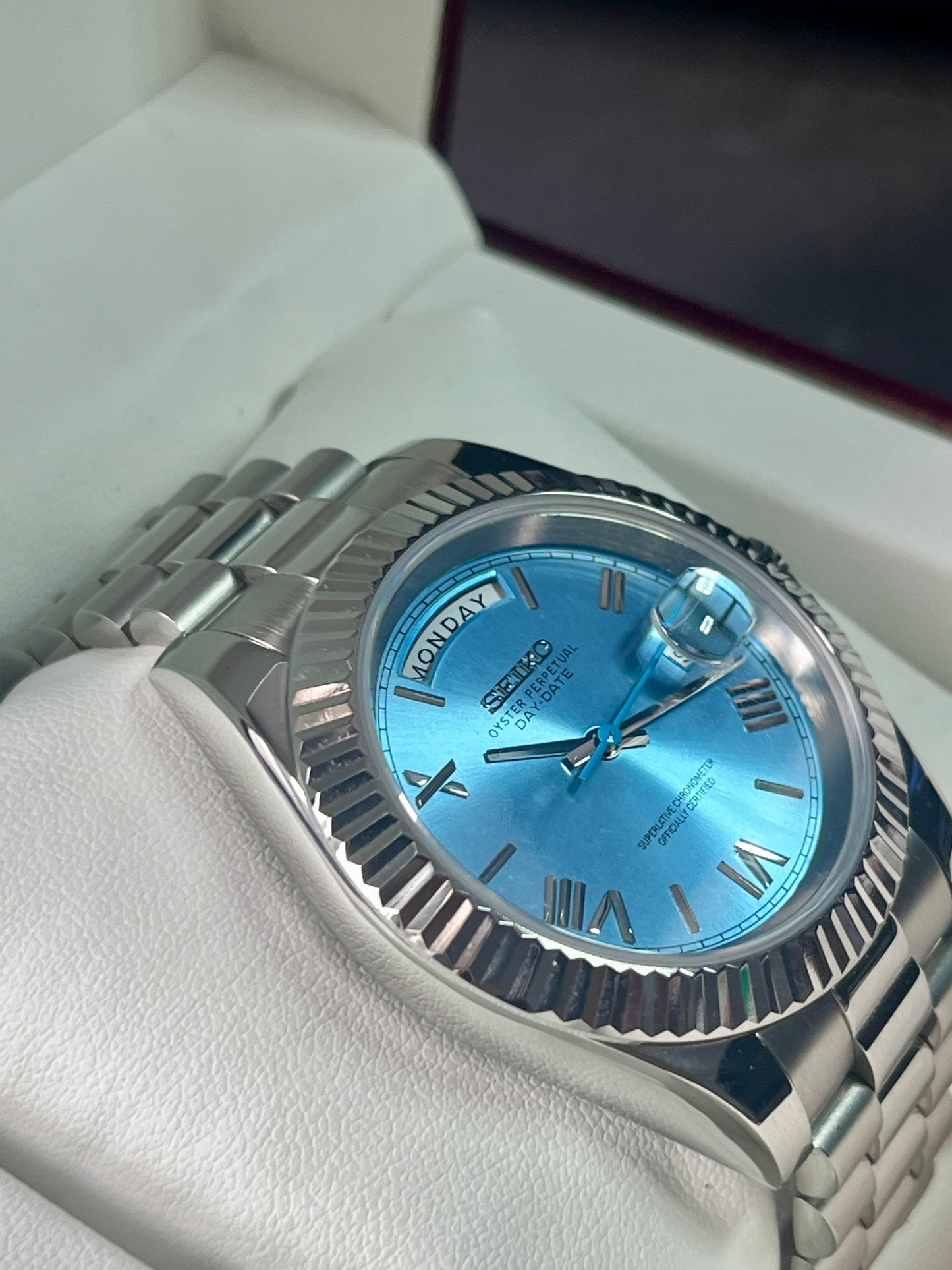SeikoMod DayDate Platinum
