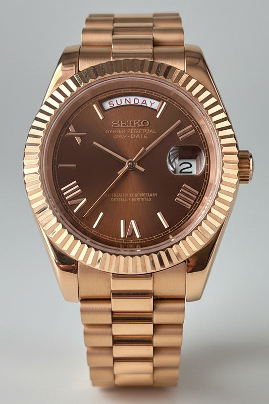 SeikoMod DayDate Chocolate  I Kenseimods