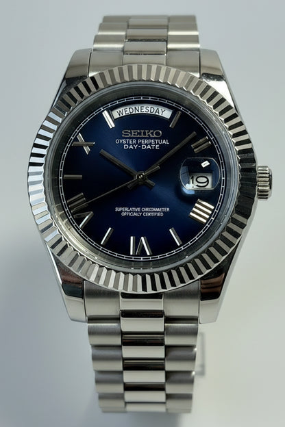 SeikoMod DayDate Blue Dial  I Kenseimods