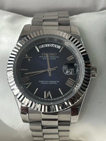 SeikoMod DayDate Blue Dial  I Kenseimods