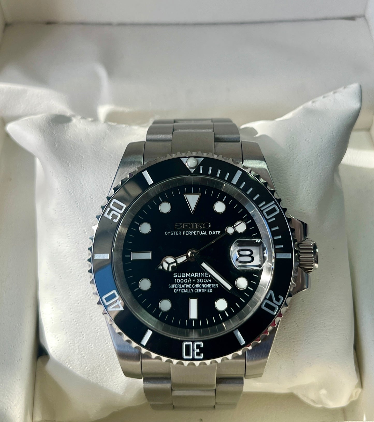 SeikoMod Submariner Negro