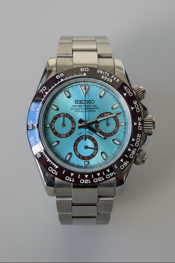 SeikoMod Daytona Coffee Blue