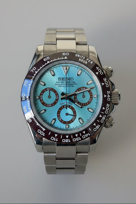SeikoMod Daytona Coffee Blue