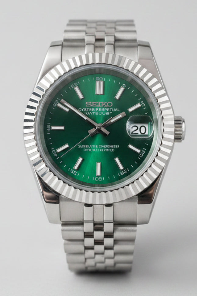 SeikoMod DateJust Green Dial  I Kenseimods