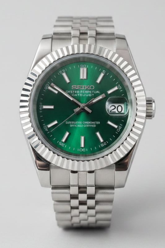 SeikoMod DateJust Green Dial  I Kenseimods