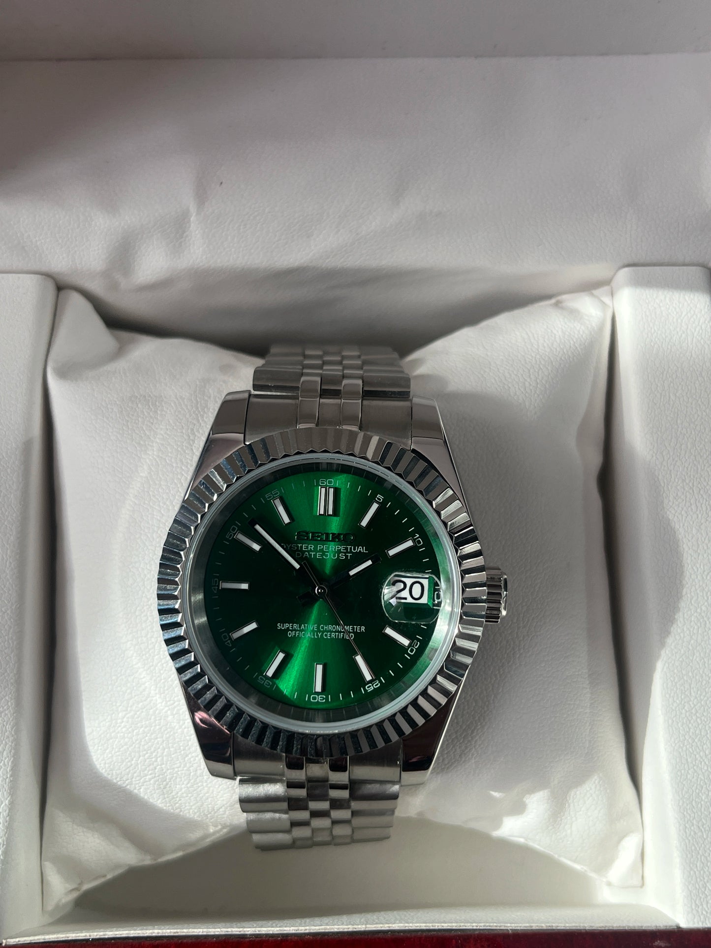 SeikoMod DateJust Green Dial  I Kenseimods