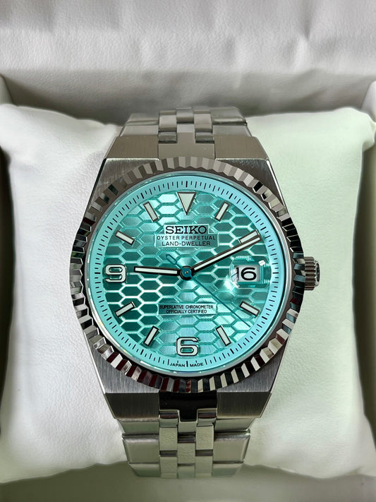 SeikoMod LandDweller Blue Dial