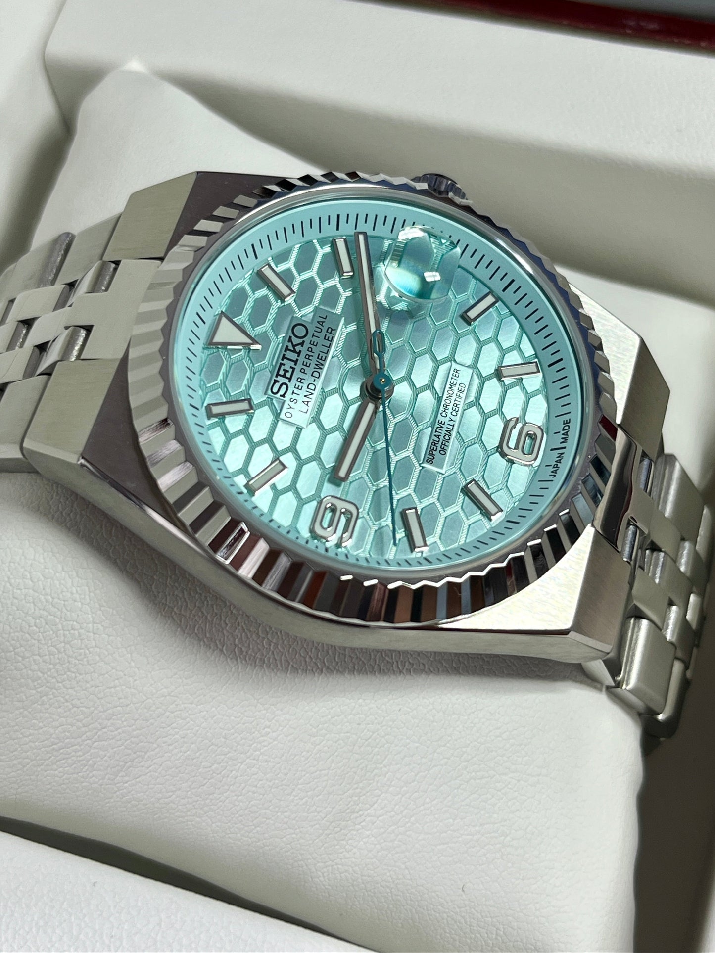 SeikoMod LandDweller Blue Dial