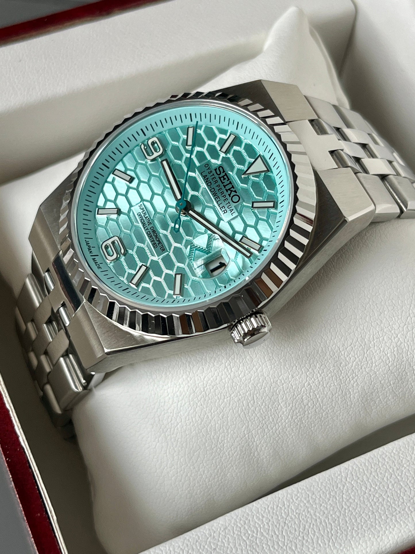 SeikoMod LandDweller Blue Dial