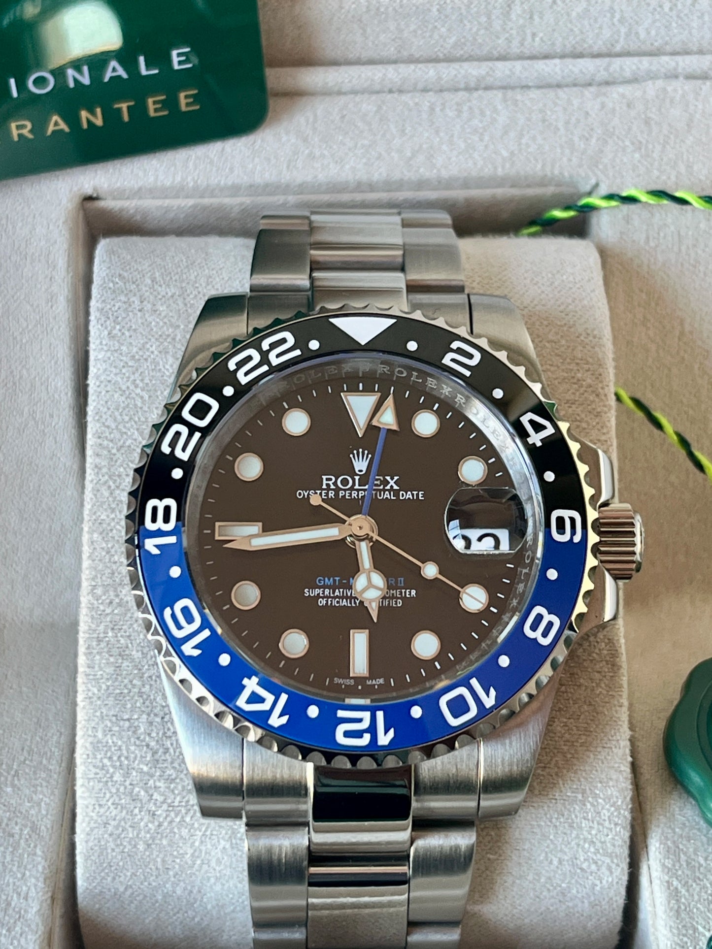 SeikoMod GMT Master II "Batman"