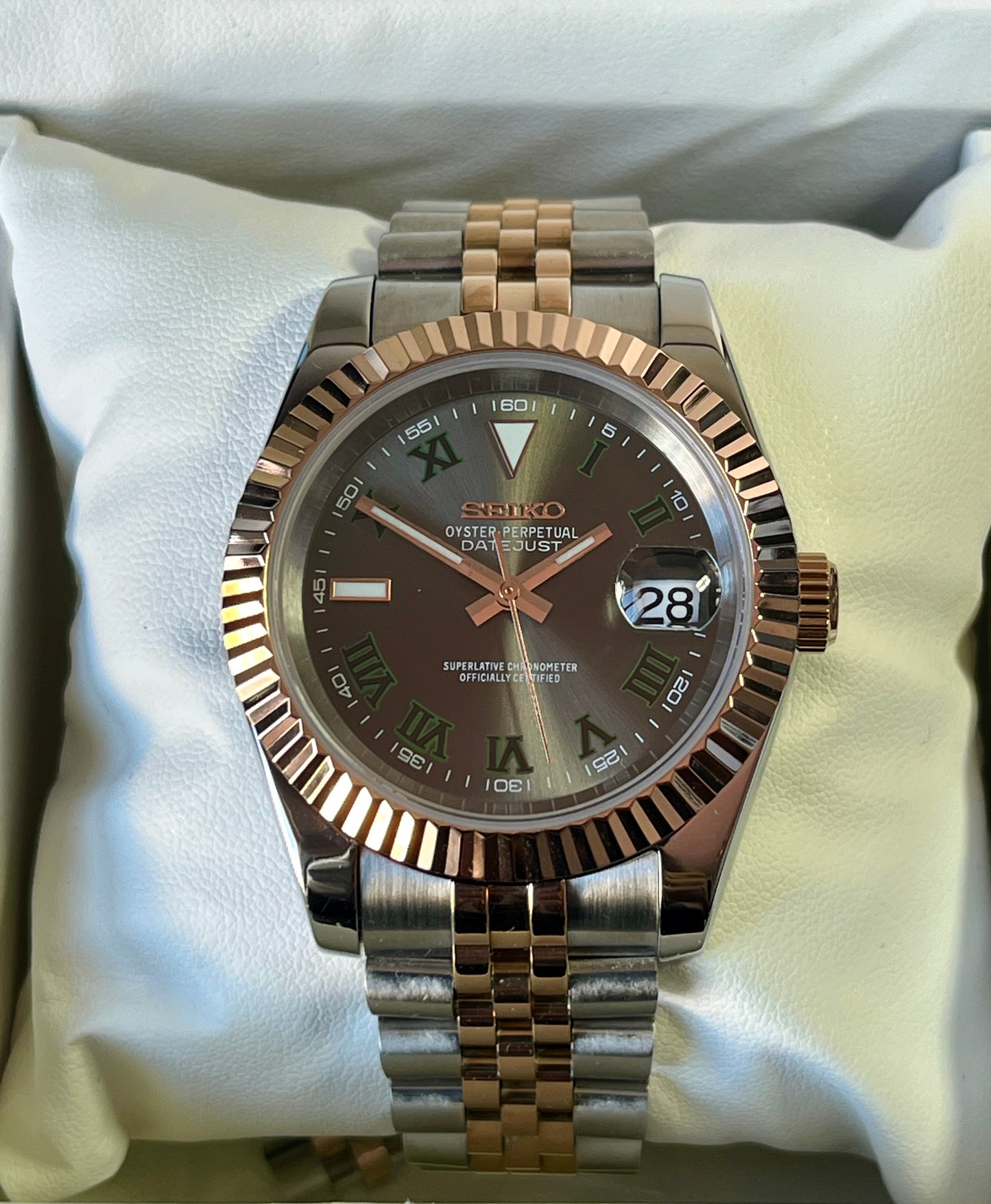 SeikoMod DateJust Wimbledon Two Tone