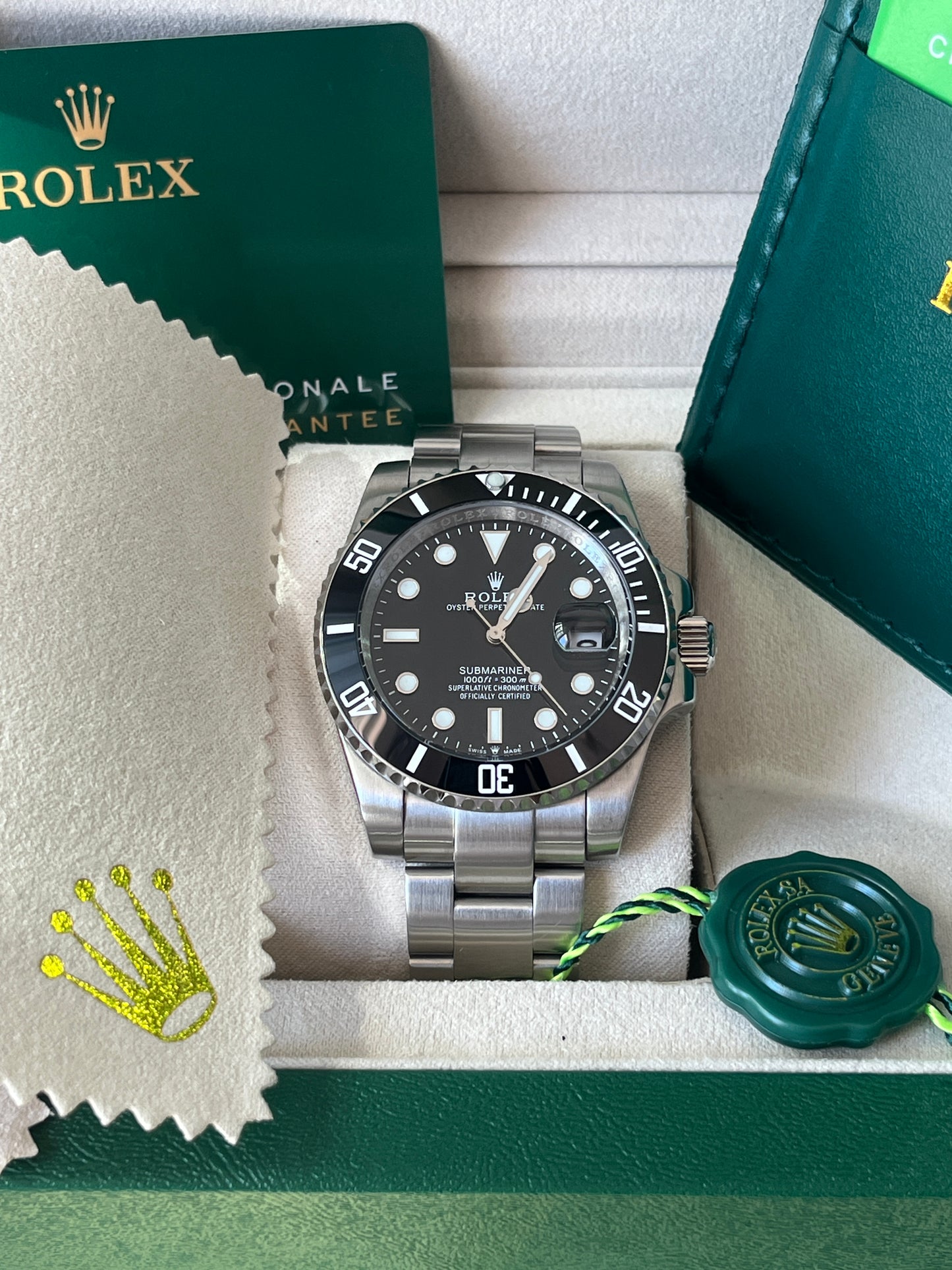 SeikoMod Submariner Negro