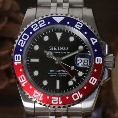 SeikoMod GMT Master II "Pepsi"