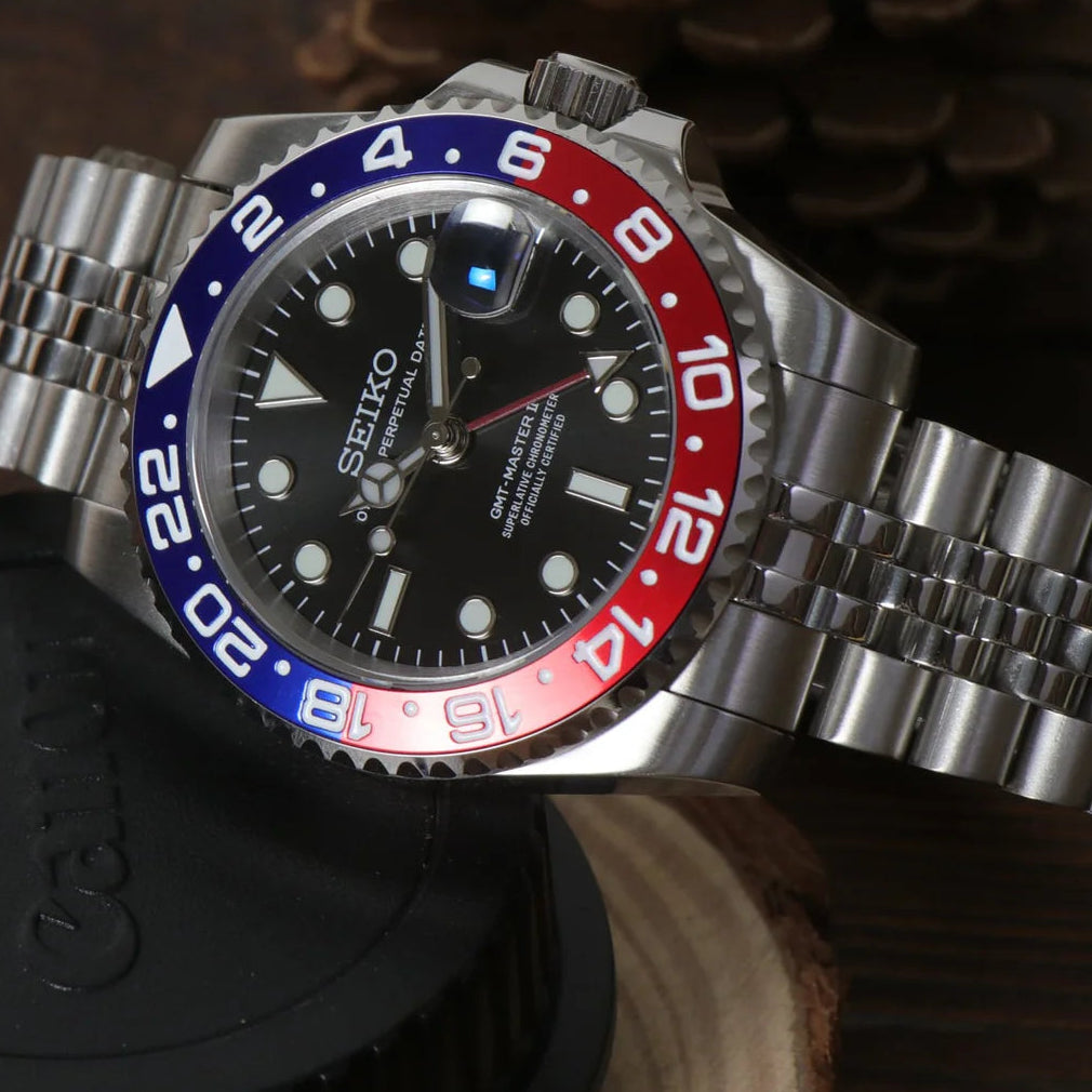 SeikoMod GMT Master II "Pepsi"