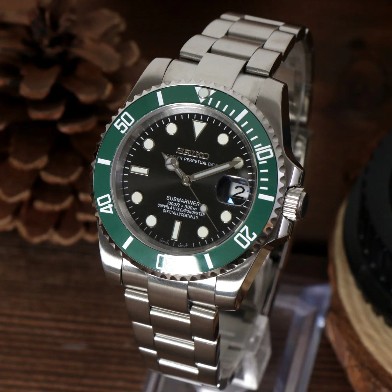 SeikoMod Submariner Starbucks  I Kenseimods