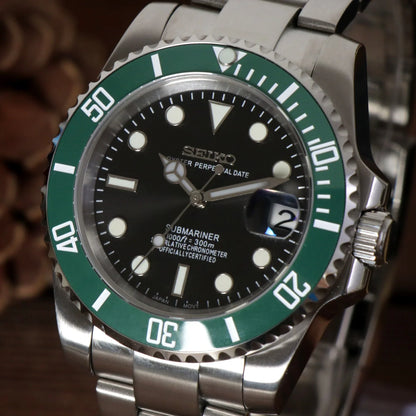 SeikoMod Submariner Starbucks  I Kenseimods